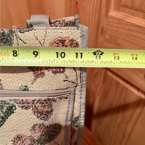 Vintage Butterfly Tapestry Tote Bag with coin Pouch - Picture 7 of 11